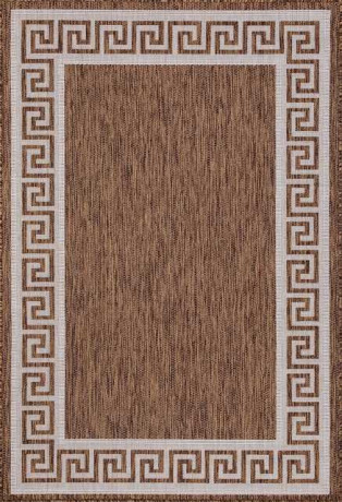 Ковёр VEGAS-S002-BROWN-CREAM-STAN