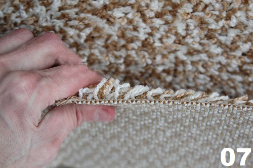 Ковролин бытовой "Шагги Белый"