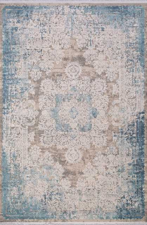 Турецкий ковер BIBLOS-9304-BEIGE-BLUE-STAN