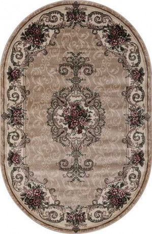 Ковёр COLIZEY-D467-BEIGE-OVAL