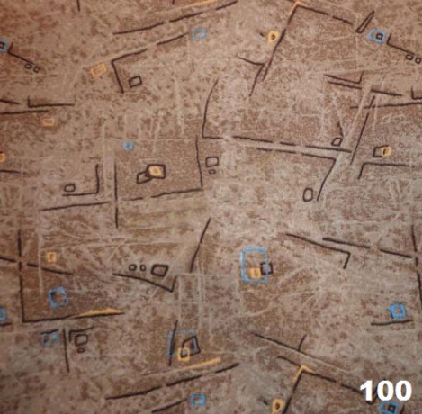 Палас ''Ритм Коричневый''