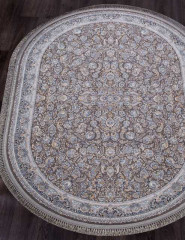 Иранский ковер FARSI 1200 FARSI-1200-G256-GRAY-OVAL