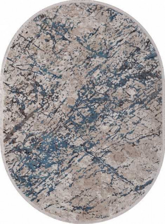 Ковёр MOROCCO-D850-BLUE-OVAL