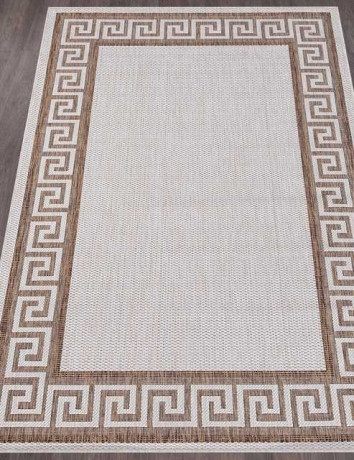 Ковёр VEGAS-S002-CREAM-BROWN-STAN