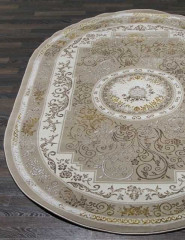 Турецкий ковер PACHA-07823Y-POLY-C-BEJ-POLY-C-OVAL