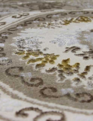 Турецкий ковер PACHA-07823Y-POLY-C-BEJ-POLY-C-OVAL