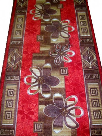Дорожка паласная ''Анжела Красный''