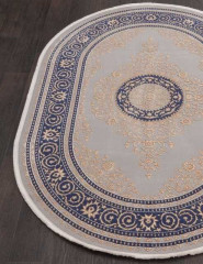 Турецкий ковер QATAR-33030-035-NAVY-OVAL