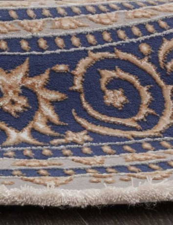 Турецкий ковер QATAR-33030-035-NAVY-OVAL