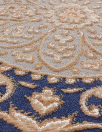 Турецкий ковер QATAR-33030-035-NAVY-OVAL