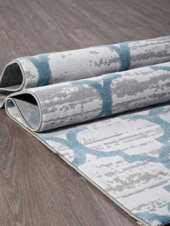 Турецкий ковер VALENTINO-M012A-D-GREY-SHRINK-L-BLUE-HEATSET-STAN