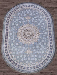 Иранский ковер FARSI 1200 G253-PALE-BLUE-OVAL