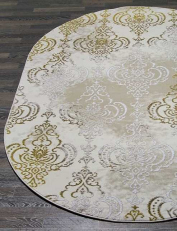 Турецкий ковер PACHA-07824Y-POLY-C-BEJ-POLY-C-OVAL