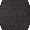 Ковёр VEGAS-S115-BLACK-OVAL