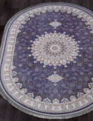 Иранский ковер FARSI 1200 G253-BLUE-C-OVAL