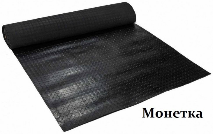 Резиновое рулонное покрытие Монетка