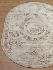 Турецкий ковер ARMINA-03701A-BROWN-BROWN-OVAL