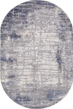 Турецкий ковер OPERA-5801A-BLUE-OVAL