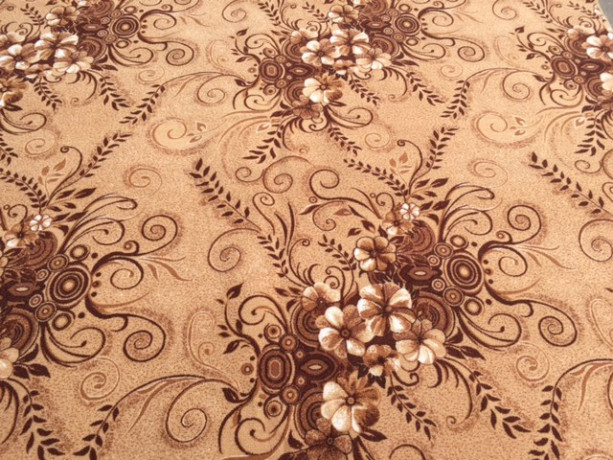 Палас ''Букет этюд Коричневый''