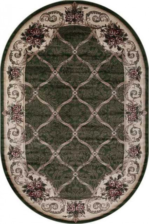 Ковёр COLIZEY-D468-GREEN-OVAL