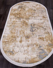 Турецкий ковер ATLAS-9301-BEIGE-BEIGE-OVAL