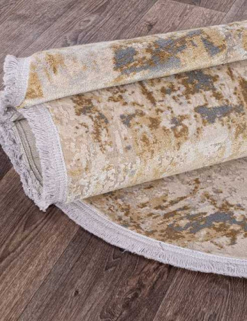 Турецкий ковер ATLAS-9301-BEIGE-BEIGE-OVAL