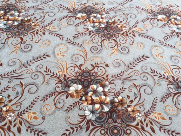 Палас ''Букет этюд Серый''