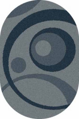 Овальный ковер PLATINUM T151 BLUE