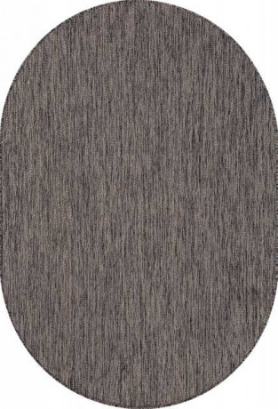 Ковёр VEGAS-S115-DARK-GRAY-OVAL