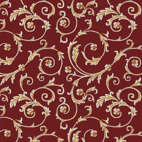 Палас ''Вензель этюд Красный''