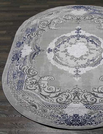 Турецкий ковер PACHA-07837G-POLY-C-GRI-POLY-C-OVAL