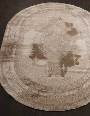 Турецкий ковер ARMINA-03704A-BROWN-BROWN-OVAL