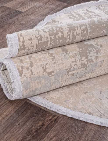 Турецкий ковер ATLAS-9313-BEIGE-BEIGE-OVAL