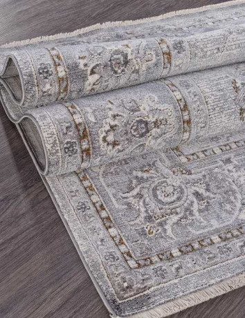 Турецкий ковер BOSFOR-O0211-695-CREAM-GREY-STAN