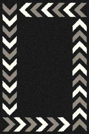 Прямоугольный ковер PLATINUM T638 BLACK