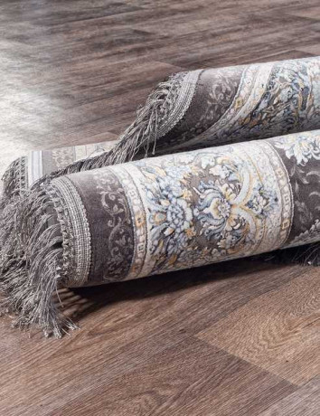 Иранский ковер FARSI 1200 G256-DARK-GRAY-DAIRE