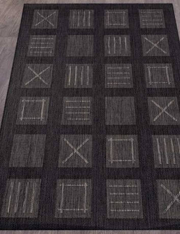 Ковёр VEGAS-S003-BLACK-STAN
