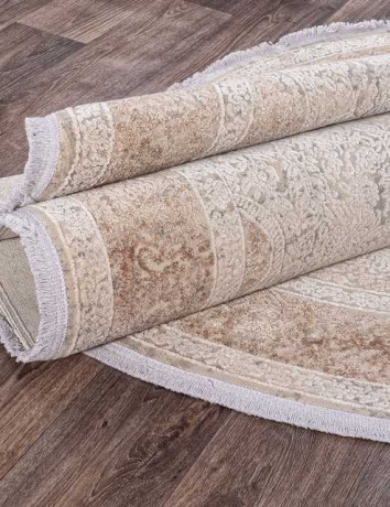 Турецкий ковер ATLAS-9315-BEIGE-BEIGE-OVAL