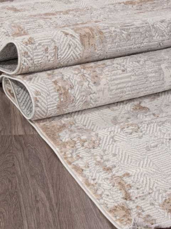 Турецкий ковер ALANYA-22400A-WHITE-GREY-SHR-STAN