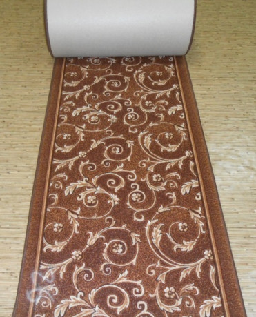 Дорожка паласная ''Вензель Коричневый''