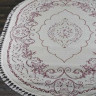 Турецкий ковер HUNKAR-07857A-FUCHSIA-WHITE-OVAL