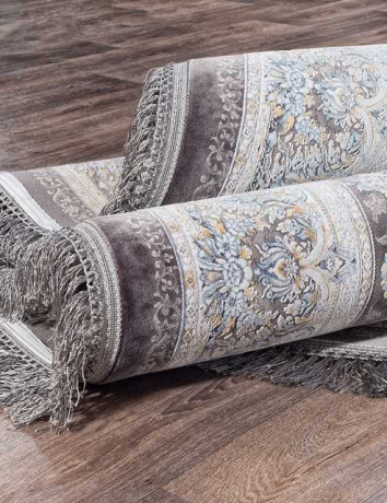 Иранский ковер FARSI 1200 G256-DARK-GRAY-OVAL