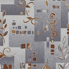 Палас ''Лилия этюд Серый''