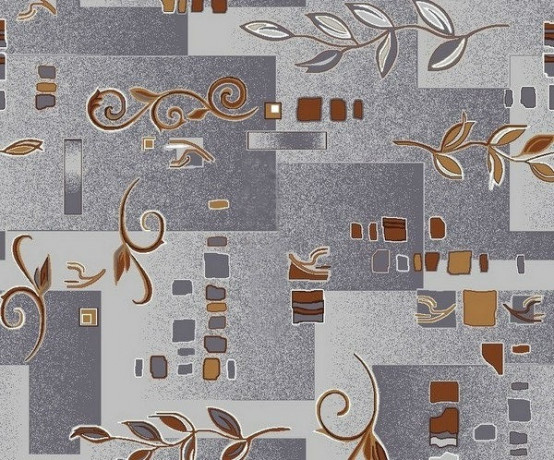 Палас ''Лилия этюд Серый''