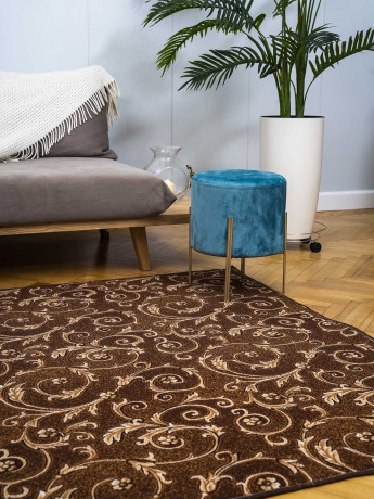 Палас ''Вензель этюд Коричневый''