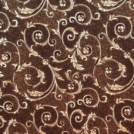 Палас ''Вензель этюд Коричневый''