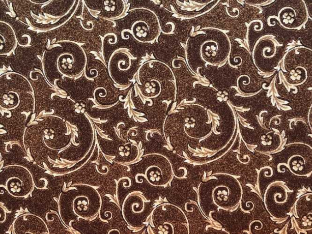 Палас ''Вензель этюд Коричневый''