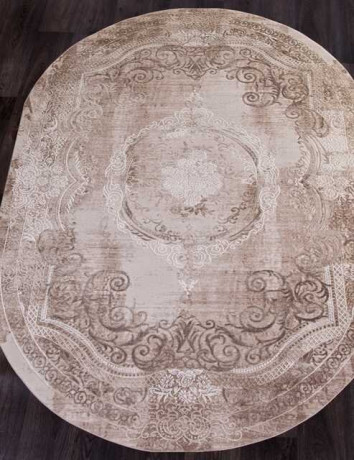 Турецкий ковер ARMINA-03707A-BROWN-BROWN-OVAL