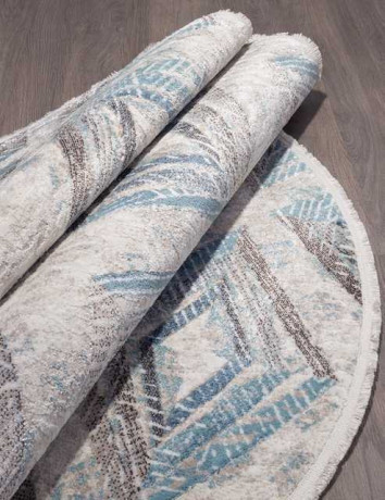 Ковёр MOROCCO-D855-BLUE-OVAL