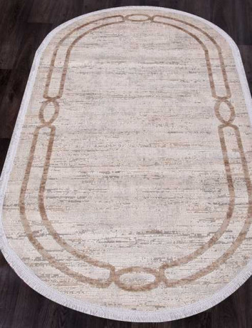 Турецкий ковер ATLAS-9316-BEIGE-BEIGE-OVAL